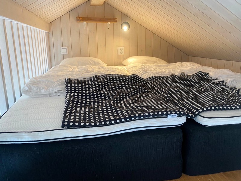 sovloft med dubbelsäng